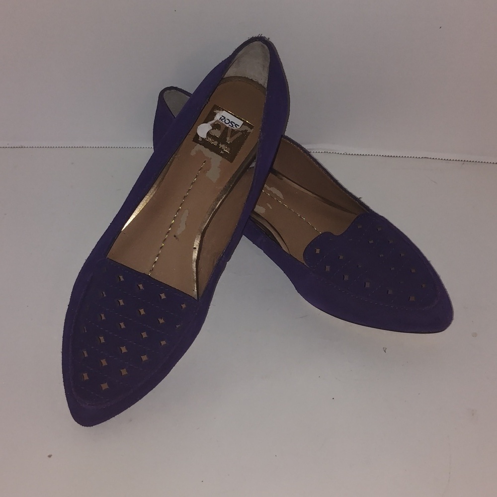 DV by Dolce Vita Purple Suede Lake Flats Size 10 - Picture 10 of 10